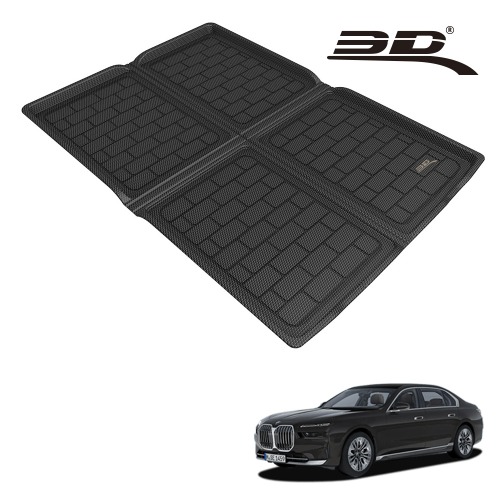 3D 카구 트렁크매트 BMW 7시리즈 (G70) (23년-현재) 차량용 고무 TPE 자동차 매트3D